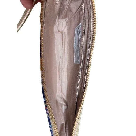 Tokyo Kimono Japanese Silk Leather one of a kind shoulder clutch purse - Picture 6 of 10